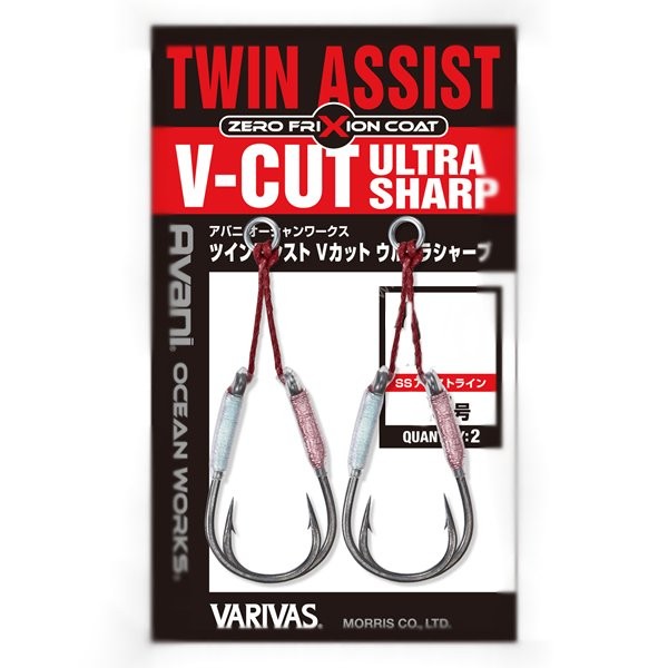 VARIVAS Ocean Works Twin Assist Super Light Dancer #1/0 (2pcs)