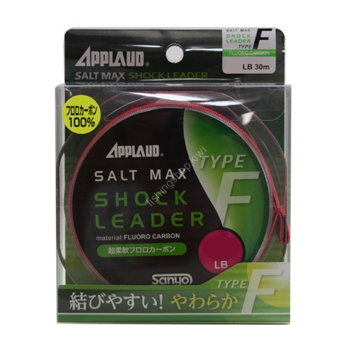 SANYO NYLON Apploud Solt Max Shock Leader Type F [Natural Clear] 30m #14 (50lb)