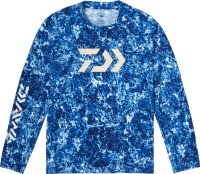 DAIWA DE-5324 Sunblock Dry Shirt (Ocean Camo) 2XL