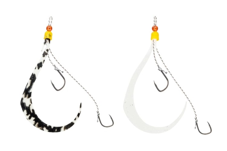 JACKALL Ranbu BinBin Switch Spare Rubber Hook Set #10/#10 Keimura & Glow Set (2SET)