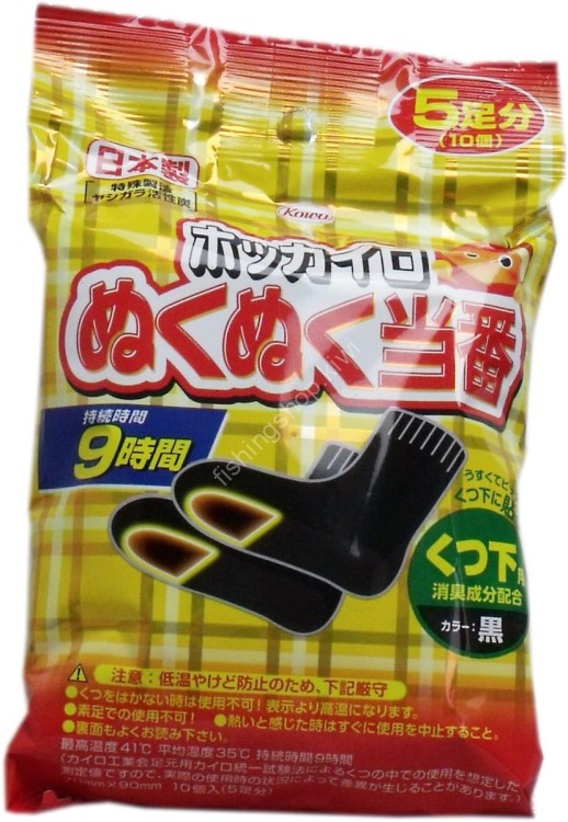 KOWA Hokkairo NukunuKu Duty For Socks (5 pairs)