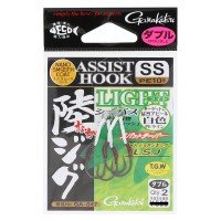 GAMAKATSU Assist Hook Shore Jig Light Double [Nano Smooth Coat] #10 SS (2pcs)