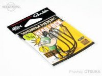 GAMAKATSU Worm Hook Head Lock [NS Black] #3/0 (4pcs)