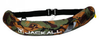 JACKALL AUTOMATIC EXPANDABLE TYPE LIFE JACKET JK5520RS GREEN CAMO / BLACK