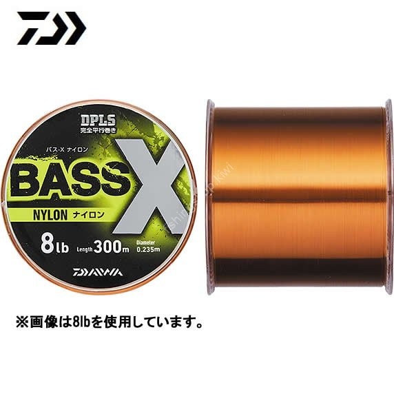 DAIWA Bass-X Nylon [Assam Brown] 300m #2 (8lb)