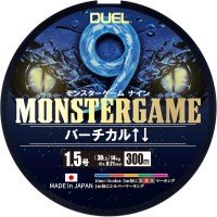 DUEL MonsterGame 9 Vertical [10m x 5color] 300m #1.5 (30lb)