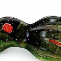 MUSTAD Mini InkVader Tenya Hook 4inch 20g #GD Green Devil