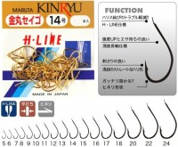 KINRYU H11114 H-Line MaruSeigo L-pack #15 Gold (36pcs)