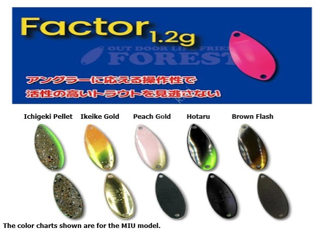 FOREST Factor 1.8g #Uchouten Brown Flash