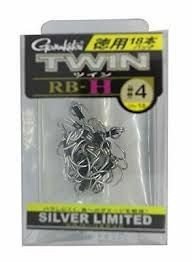 GAMAKATSU Twin RB-M Silver Limited #4 Box (18pcs)