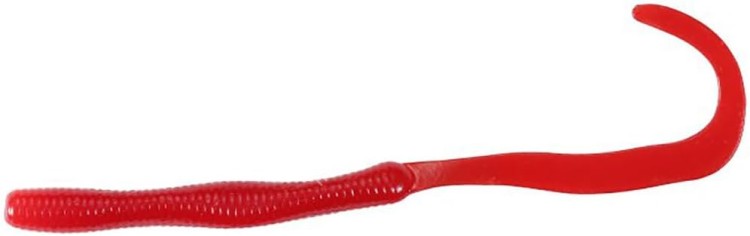DUO Realis Wriggle Curly 3.8'' #F110 Solid Red (20pcs)
