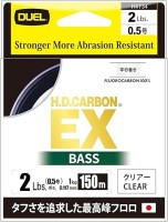 DUEL H.D. Carbon EX Bass [Clear] 150m #0.5 (2lb)
