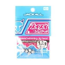 Jackall SUISUI SWIM JIG HEAD 1.2g / 5pcs