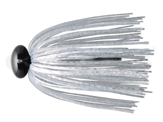 DEPS Hype Football Jig 5/8oz Silicone Skirt #60 Silver Shad