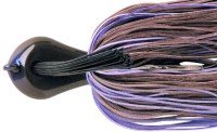 DEPS Sliding Jig 1/2oz Fine Rubber Skirt #08 Brown/Purple