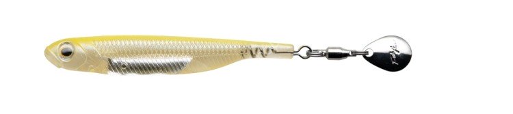 FISH ARROW Flash J Spin Elastomer 3'' #06 Deadly Wakasagi/Silver