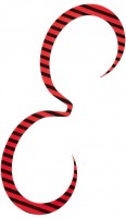 SHIMANO ED-X01U Engetsu Strong Curly #009 Zebra Red