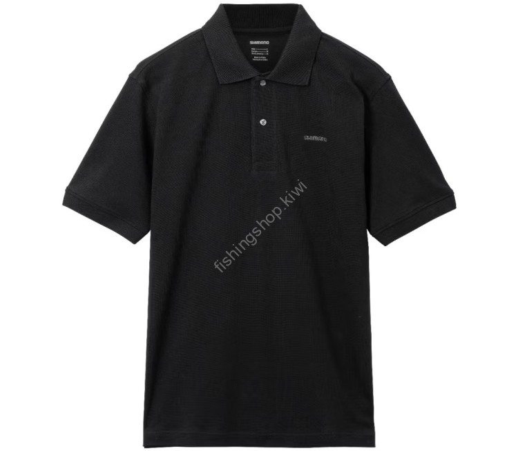 SHIMANO SH-002W Prestige Polo Shirt Black L