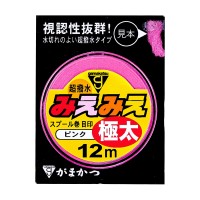 GAMAKATSU MieMie Spool Mark Meijirushi Kiwame Thick [Pink] 12m