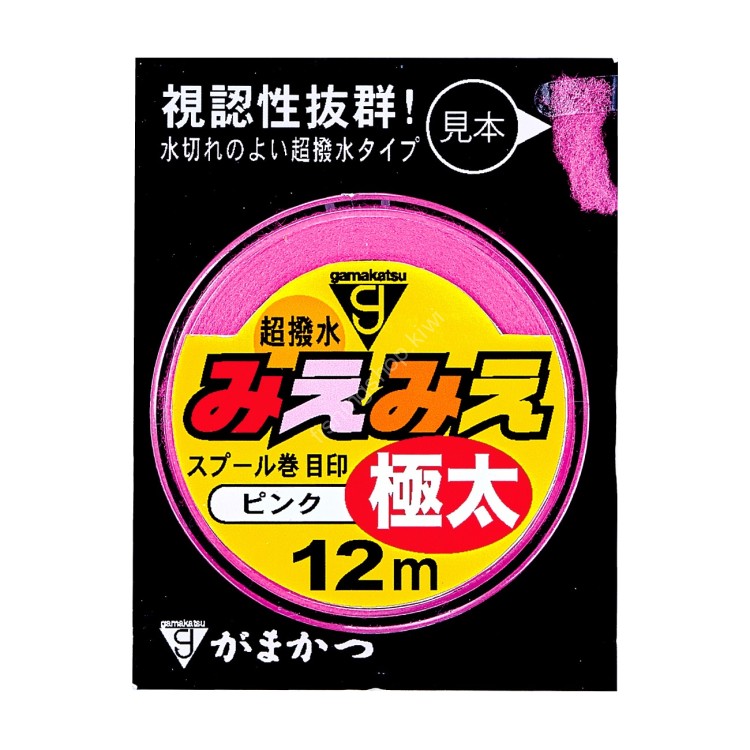 GAMAKATSU MieMie Spool Mark Meijirushi Kiwame Thick [Pink] 12m