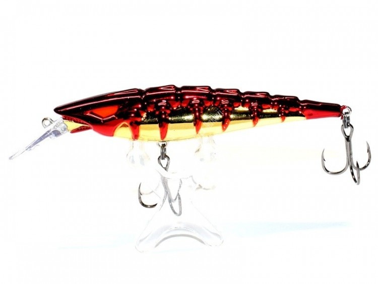 WATERLAND Skeleton Minnow F # 02 Red / Gold