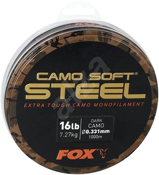 FOX Edges Soft Steel Extra Tough Camo Monofilament [Dark Camo] 1000m (16lb)