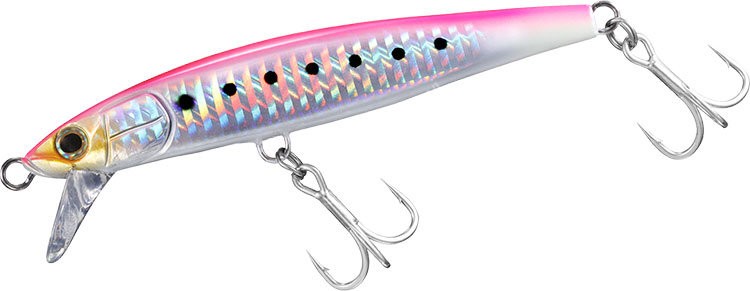 Leurre Daiwa Sawarash 110HS 110mm 35g – Couleur Iwashi Bleu Rose – Appât Coulant Pêche Mer