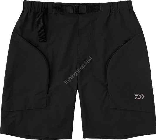 DAIWA DR-2724P Stream Short Rain Pants (Black) M