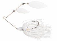 KEITECH Baby TEE-Bone Spinnerbait Double Willow (DW) 1/4oz #010 Super White