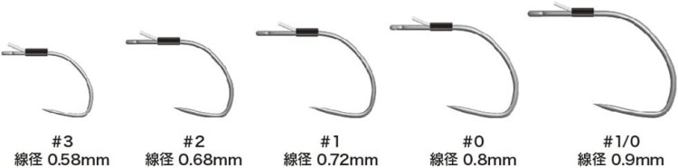 VARIVAS Death Lock Stitch [Stealth Gray] #1/0 (4pcs)