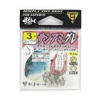 GAMAKATSU Sashiamigre [Brown] #3 (20pcs)