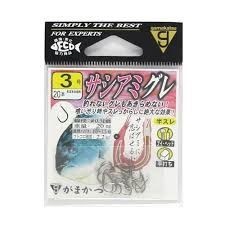 GAMAKATSU Sashiamigre [Brown] #3 (20pcs)