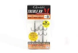 GAMAKATSU Treble RB M [Nano Smooth Coat] #8 0.31g (6pcs)