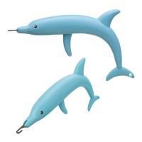DAIICHISEIKO 32185 Dolphin-yan! Hook Remover Light Blue