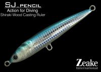 ZEAKE SJ_Pencil 13 # SJP004 Silver Powder Holo Katakuchi