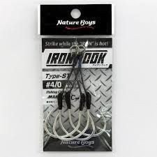 NATURE BOYS Iron Hook SS Twin #4/0