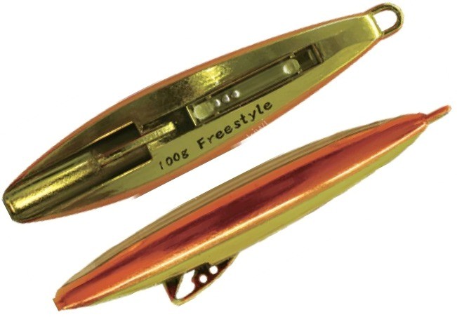 LUMICA xtrada A21708 Freestyle RF Inchiku Jig 150g #Gold Orange w Orange Skirt
