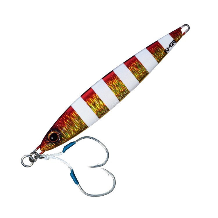 MAJOR CRAFT FJ-150 First Jig 150g #048 Zebra Red Gold
