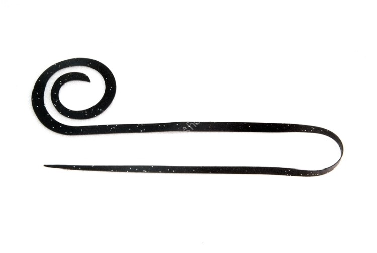 RISE JAPAN Namidama Necktie Curly #NC07 Black