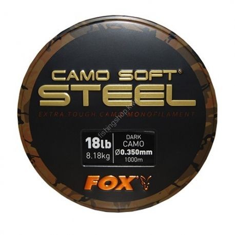 FOX Edges Soft Steel Extra Tough Camo Monofilament [Dark Camo] 1000m (18lb)