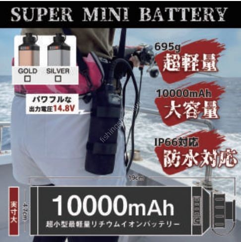 MAG CRUISE Super Mini Battery 10Ah Silver