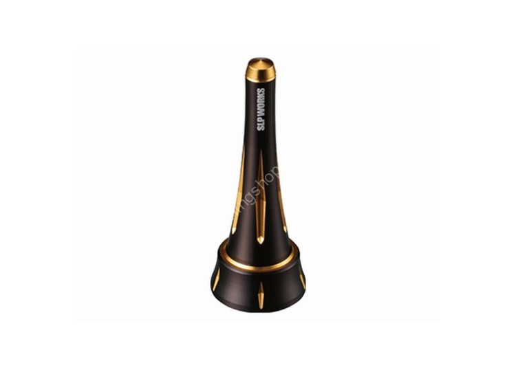 SLP WORKS Daiwa Spinning Reel Stand S #Black/Gold