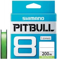 SHIMANO PL-M68R Pitbull 8 [Lime Green] 200m #0.8 (18.3lb)