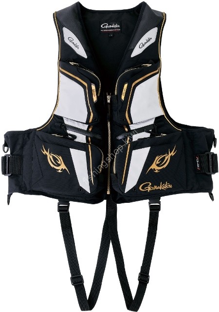 GAMAKATSU GM2193 Floating Vest (Black x White) 3L