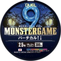 DUEL MonsterGame 9 Vertical [10m x 5color] 300m #2.5 (45lb)