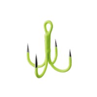 GACHA CRAFT Glow Quad Barbless Jigging Hook for Tachiou [Glow] #3/0