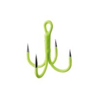 GACHA CRAFT Glow Quad Barbless Jigging Hook for Tachiou [Glow] #3/0
