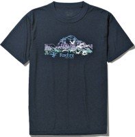 TIEMCO Foxfire C-Shield Demoiselle Crane Tee S/S (Navy) M