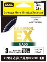 DUEL H.D. Carbon EX Bass [Clear] 150m #0.8 (3lb)