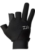 DAIWA DG-7824W All Round Cold Protection Gloves 3 Pieces Cut (Black) XL